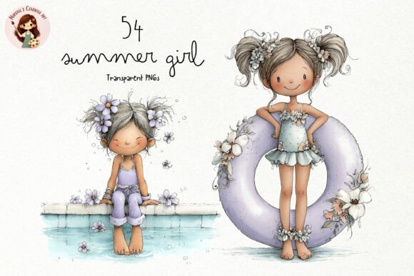 Download Cute Summer Girl PNG Clipart - Summer Collection