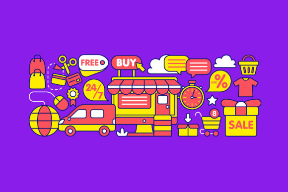 Download Online Shop Graphic Element - Premium Resources