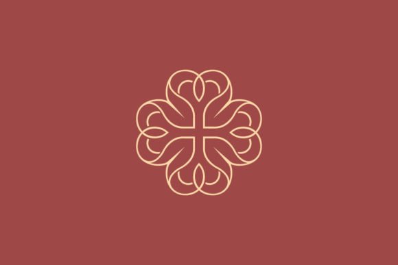 Download Heart Shape Petals Flower Feminine Logo. - Shape Collection