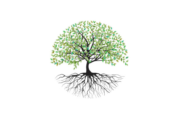 Download Feminine Tree Logo with Circular Shape - Shape Collection