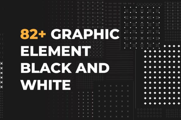 Download 82+ Graphic Element Black and White - Graphic element Collection
