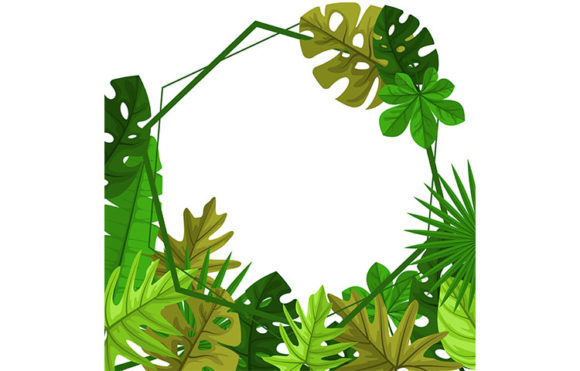 Download Polygon Green Tropical Plant Summer Leaf - Summer Collection